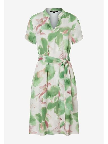 More & More Sukienka w kolorze biało-zielonym rozmiar: 34. Białe sukienki More & More, na imprezę, s, bez wzorów, z tkaniny, klasyczne, bez kołnierzyka, bez ramiączek, mini. Za 166.10 zł.