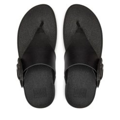 Japonki FitFlop. Czarne japonki FitFlop, bez wzorów. Za 269.99 zł.