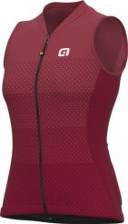 Koszulka rowerowa damska Alé Level. Czerwone t-shirty sportowe ALÉ CYCLING, l, bez wzorów, z elastanu, bez ramiączek, rowerowe. Za 233.70 zł.