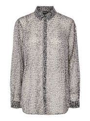 Pieces Bluzka "Pcjamaca" w kolorze czarno-białym rozmiar: XL. Białe bluzki Pieces, xl, bez wzorów, bez kołnierzyka, bez ramiączek. Za 83.03 zł.