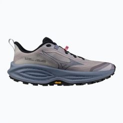 Buty do biegania damskie Mizuno Neo Daichi 10. Szare buty do biegania Mizuno, bez wzorów, z materiału, bez zapięcia, do biegania. Za 539.99 zł.