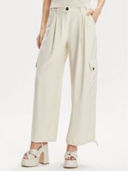 MAX&Co. Spodnie materiałowe Corvino 2416131072200 Beżowy Wide Leg. Brązowe spodnie materiałowe MAX&Co., bez wzorów, z materiału. Za 719.99 zł.