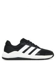 Adidas Buty na siłownię Dropset Base JS3165 Czarny. Czarne buty treningowe adidas, bez wzorów, z materiału, bez zapięcia, na fitness i siłownię. Za 249.99 zł.