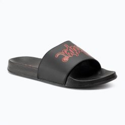 Klapki damskie Lee Cooper LCW-24-42-2483. Czarne klapki COOPER, bez wzorów, z materiału, bez obcasa, bez zapięcia. Za 82.95 zł.