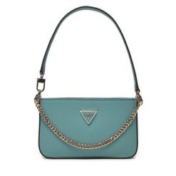 Torebka Guess. Niebieskie listonoszki Guess, z aplikacjami, bez dodatków. Za 319.99 zł.