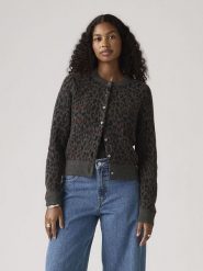 Levi's Kardigan w kolorze czarnym rozmiar: XL. Czarne swetry Levi's, s, bez wzorów, bez ramiączek. Za 139.87 zł.
