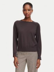 Marella Sweter Cottage 2625366211 Brązowy ciemny Regular Fit. Brązowe swetry Marella, xl, bez wzorów, z wełny, bez ramiączek. Za 664.99 zł.