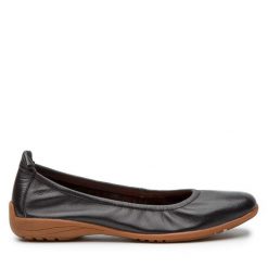 Baleriny Josef Seibel. Czarne baleriny Josef Seibel, bez wzorów, bez obcasa, bez zapięcia. Za 219.99 zł.