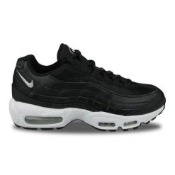 Buty Nike Air Max 95 Czarny/Biały. Białe buty treningowe Nike, bez wzorów, z materiału, bez zapięcia, trekkingowe, nike air max. Za 827.00 zł.