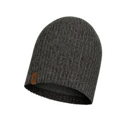 Czapka zimowa Buff Knitted & Fleece Hat. Szare czapki zimowe Buff, bez wzorów, sportowe. W wyprzedaży za 112.43 zł.