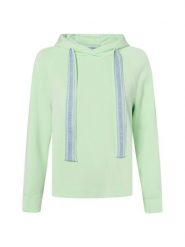 Marc Cain bluza z kapturem Kobiety Sztuczne włókno zielony, 34. Zielone bluzy z kapturem Marc Cain, bez wzorów, z włókna, z kapturem. Za 1,149.95 zł.