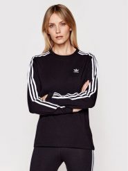 Adidas Bluzka adicolor Classics GN2911 Czarny Standard Fit. Czarne bluzki adidas, bez wzorów, z bawełny, bez kołnierzyka, bez ramiączek. Za 99.99 zł.