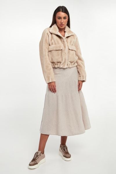 Spódnica wełniana z kaszmirem Ermes MARELLA. Spódnice Marella, m, bez wzorów, z kaszmiru. Za 1,119.00 zł.