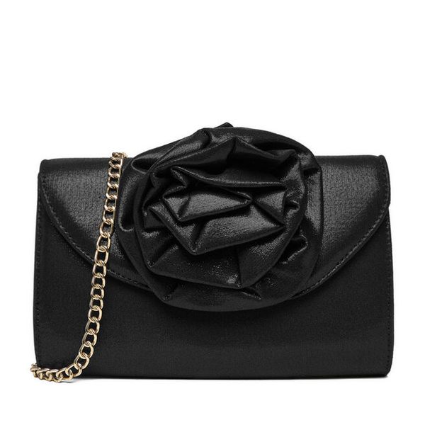 Torebka JENNY. Czarne kopertówki Jenny, bez wzorów, wizytowe, bez dodatków. Za 119.99 zł.