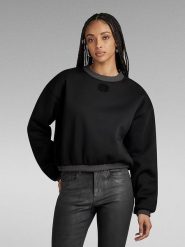 G-Star Bluza w kolorze czarnym rozmiar: XS. Czarne bluzy G-Star, xs, bez wzorów, bez kaptura. Za 172.08 zł.