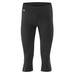 Damskie legginsy 3/4 Gonso Essential. Czarne legginsy Gonso, bez wzorów, z materiału, długie. Za 469.50 zł.