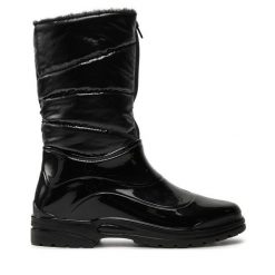 Botki Scholl. Czarne botki Scholl, bez wzorów, bez obcasa, na płaskiej podeszwie, bez zapięcia. Za 219.99 zł.