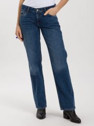 Cross Jeans Dżinsy - Regular fit - w kolorze granatowym rozmiar: W32/L32. Niebieskie jeansy Cross Jeans, l, z aplikacjami, z jeansu, klasyczne. Za 100.99 zł.