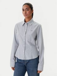 Guess Jeans Koszula W6RH66 WH7Q1 Niebieski Regular Fit. Niebieskie koszule Guess Jeans, xl, z aplikacjami, z bawełny, bez kołnierzyka, bez ramiączek. Za 309.99 zł.