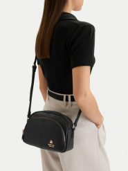 Beverly Hills Polo Club Torebka CEO-BHPC-C-013-09 Czarny. Czarne listonoszki Beverly Hills Polo Club, bez wzorów, z materiału, bez dodatków. Za 159.99 zł.