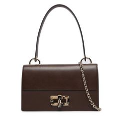 Torebka Furla. Brązowe kopertówki Furla, bez wzorów, wizytowe, bez dodatków. Za 1,939.00 zł.