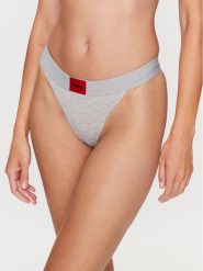 Hugo Stringi String Red Label 50492326 Szary. Szare stringi Hugo, bez wzorów, z bawełny. Za 69.99 zł.