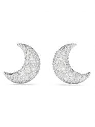 Swarovski Kolczyki-wkrętki z kryształami rozmiar: onesize. Szare kolczyki Swarovski, z kryształem, metalowe. Za 448.99 zł.