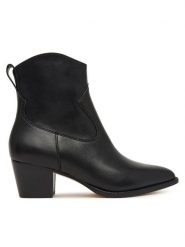 LAUREN RALPH LAUREN Botki Harpher Bo Bte 802P15896001 Czarny. Czarne botki Lauren Ralph Lauren, bez wzorów, ze skóry, bez obcasa, na słupku, bez zapięcia. Za 1,199.00 zł.