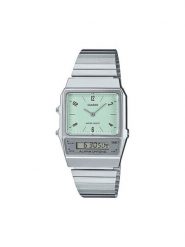 Casio Zegarek Vintage Classic AQ-800E-3AEF Srebrny. Szare, analogowe zegarki Casio, srebrne. Za 249.99 zł.