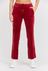 JUICY COUTURE Damskie czerwone spodnie dresowe Tina Track Pant, Rozmiar XS. Czerwone spodnie dresowe Juicy Couture, bez wzorów, z dresówki, długie. W wyprzedaży za 232.99 zł.