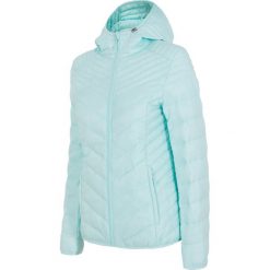 Kurtka puchowa damska KUD005 - mięta. Kurtki marki 4f. W wyprzedaży za 229.99 zł.