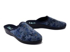 ADANEX BIO 27905 109VV granatowy, kapcie damskie. Niebieskie kapcie Adanex, bez wzorów. Za 56.99 zł.