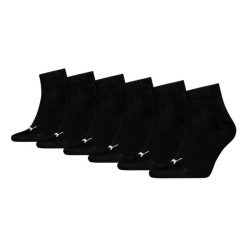 Puma Skarpety Quarter Plain 3-Pack 93858906. Czarne skarpetki Puma, bez wzorów. Za 42.99 zł.