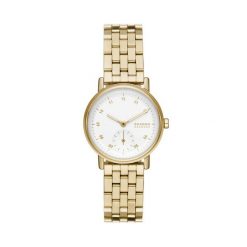 Zegarek Skagen. Żółte zegarki Skagen, złote. Za 559.99 zł.