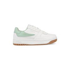 Fila FXVENTUNO L FFW0003.13316 Wit / Groen-37. Białe buty sportowe lifestyle Fila, bez wzorów, sportowe, bez zapięcia. Za 259.99 zł.