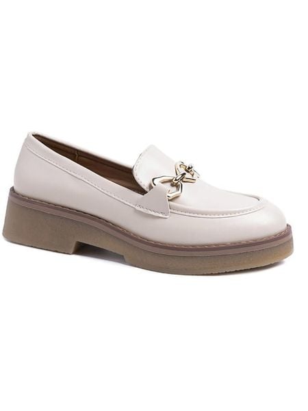 C'M Mokasyny w kolorze kremowym rozmiar: 37. Brązowe mokasyny C'M, bez wzorów. Za 100.52 zł.