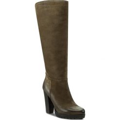 Kozaki EVA MINGE - Lupita 2T 17SM1372227EF 415. Zielone kozaki Eva Minge, z nubiku. W wyprzedaży za 329.00 zł.