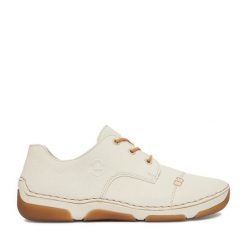 Półbuty Rieker. Półbuty wsuwane Rieker, bez wzorów, bez obcasa, na płaskiej podeszwie. Za 319.99 zł.