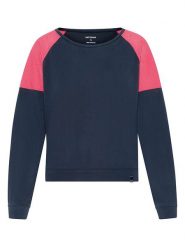 Naturana Bluza w kolorze granatowo-różowym rozmiar: L. Niebieskie bluzy Naturana, l, bez wzorów, bez kaptura. Za 96.37 zł.