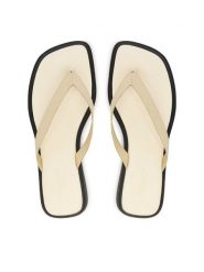 Vagabond Shoemakers Japonki Izzy 5913-401-02 Écru. Białe japonki Vagabond Shoemakers, bez wzorów, ze skóry. Za 369.99 zł.