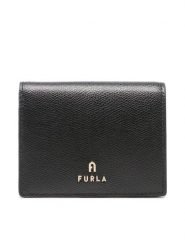 Furla Mały Portfel Damski Camelia WP00304-ARE000-O6000-1-007-20-CN-P Czarny. Czarne portfele Furla, bez wzorów, ze skóry. Za 619.99 zł.