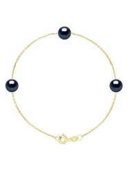 Pearl Addict Złota bransoletka z perłami rozmiar: onesize. Żółte bransoletki Pearl Addict, z perłą, złote. Za 208.99 zł.