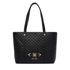 Torebka Nine West. Czarne shopper bag Nine West, bez wzorów, bez dodatków. Za 329.99 zł.