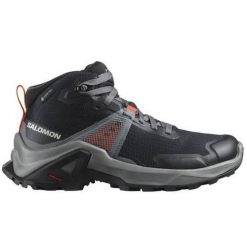 Buty trekkingowe damskie Salomon Raise Mid Gtx J Gore-tex. Czarne buty trekkingowe Salomon, z gore-texu, za kostkę, bez zapięcia. Za 488.00 zł.