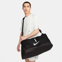Torba Nike Academy Team Football Duffel Bag Medium 60l, Dla obu płci. Niebieskie torby sportowe Nike, bez wzorów. Za 139.99 zł.