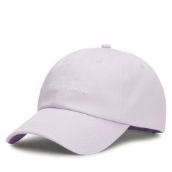 Czapka z daszkiem Tommy Jeans. Fioletowe czapki z daszkiem Tommy Jeans, bez wzorów, z jeansu. Za 79.99 zł.