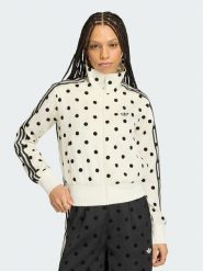 Adidas Bluza Satin Polka Dots Tt Track Top KV1165 Kremowy Regular Fit. Białe bluzy adidas, s, bez wzorów, bez kaptura. Za 328.99 zł.