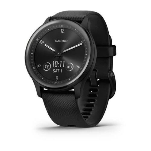 Garmin vivomove Sport black. Czarne zegarki sportowe Garmin. Za 761.99 zł.