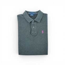 Second life - Polo Ralph Lauren damskie koszulka z krótkim rękawem - Jak nowy. Szare t-shirty sportowe Ralph Lauren, l, bez wzorów, z materiału, bez ramiączek, na golfa. Za 127.76 zł.
