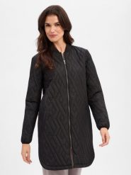 Soyaconcept® Płaszcz pikowany Kobiety czarny, XXL. Czarne płaszcze xxl, bez wzorów, eleganckie, bez kaptura. Za 449.95 zł.